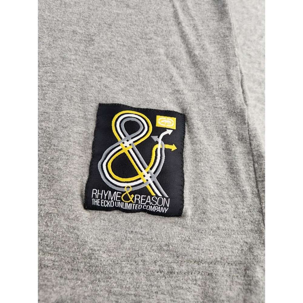 Vintage Y2K Echo Unlimited Thick T-shirt Pittsburgh Steelers Colors Men's XL 2XL - Picture 2 of 12
